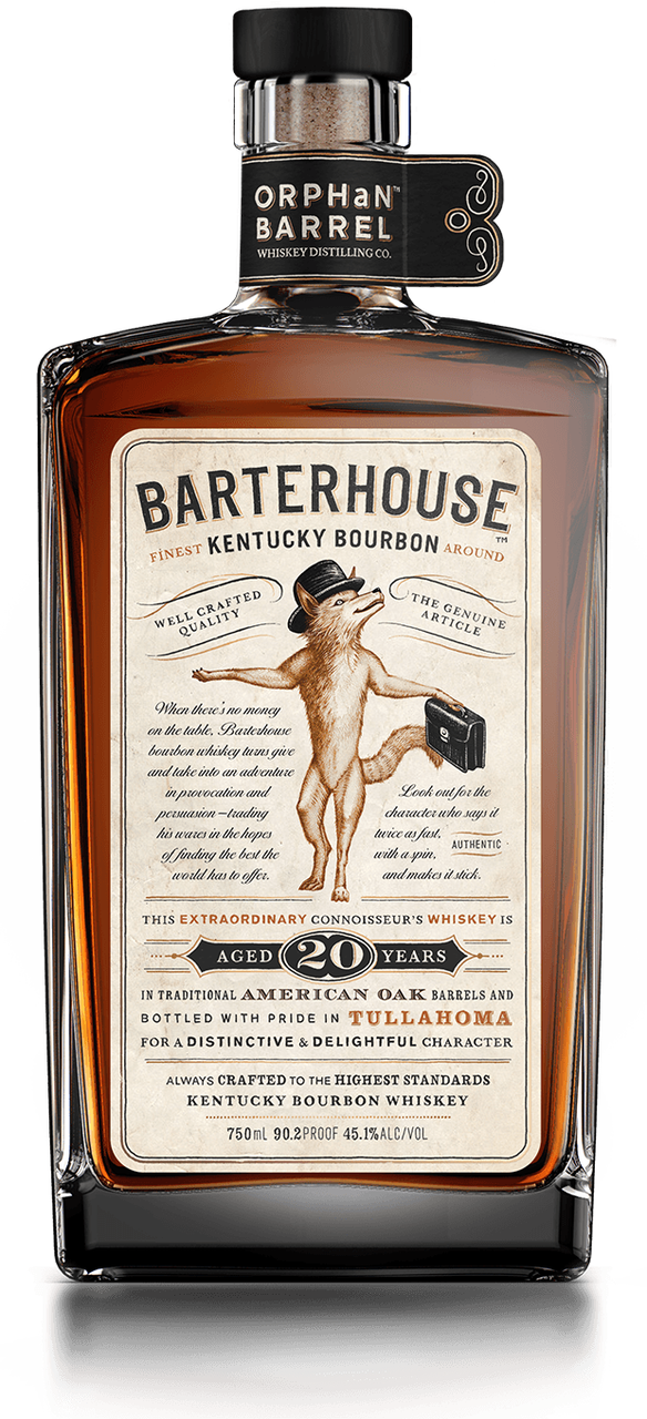 Orphan Barrel Barterhouse 20 Years Aged Kentucky Bourbon Whiskey Old