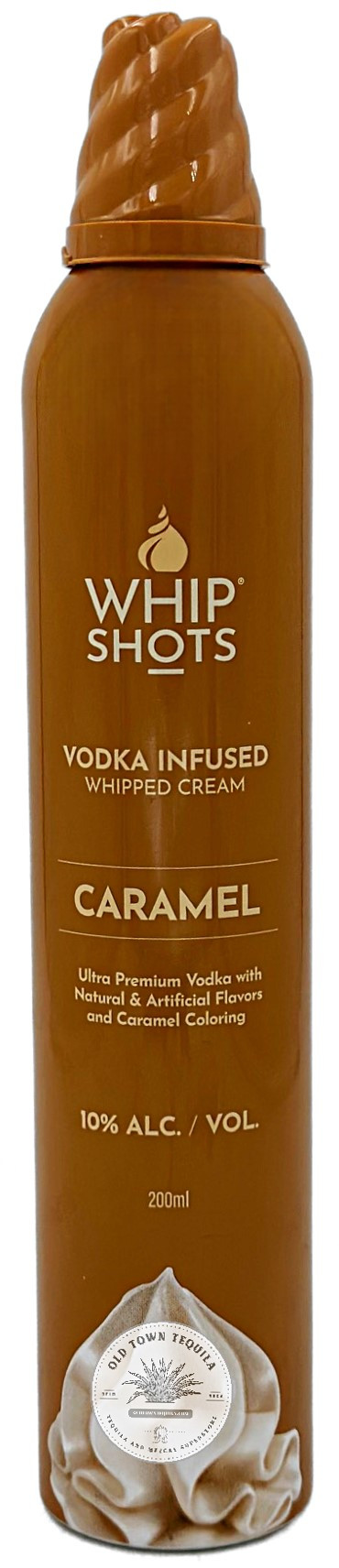Whip Shots Peppermint Vodka Infused Whipped Cream 200ml Old Town Tequila