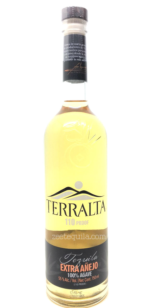 Terralta Extra Anejo Tequila 110 Proof Old Town Tequila