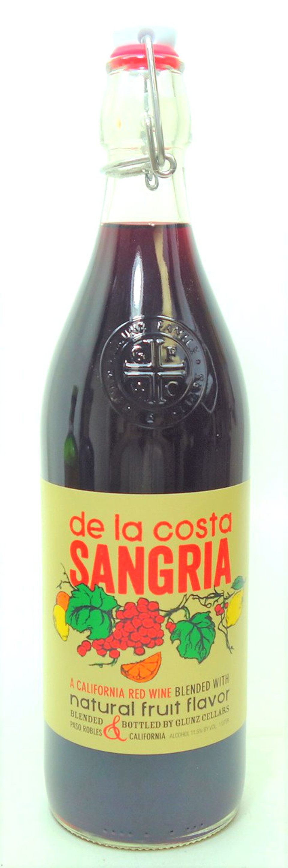 De La Costa Sangria California Red Wine Old Town Tequila