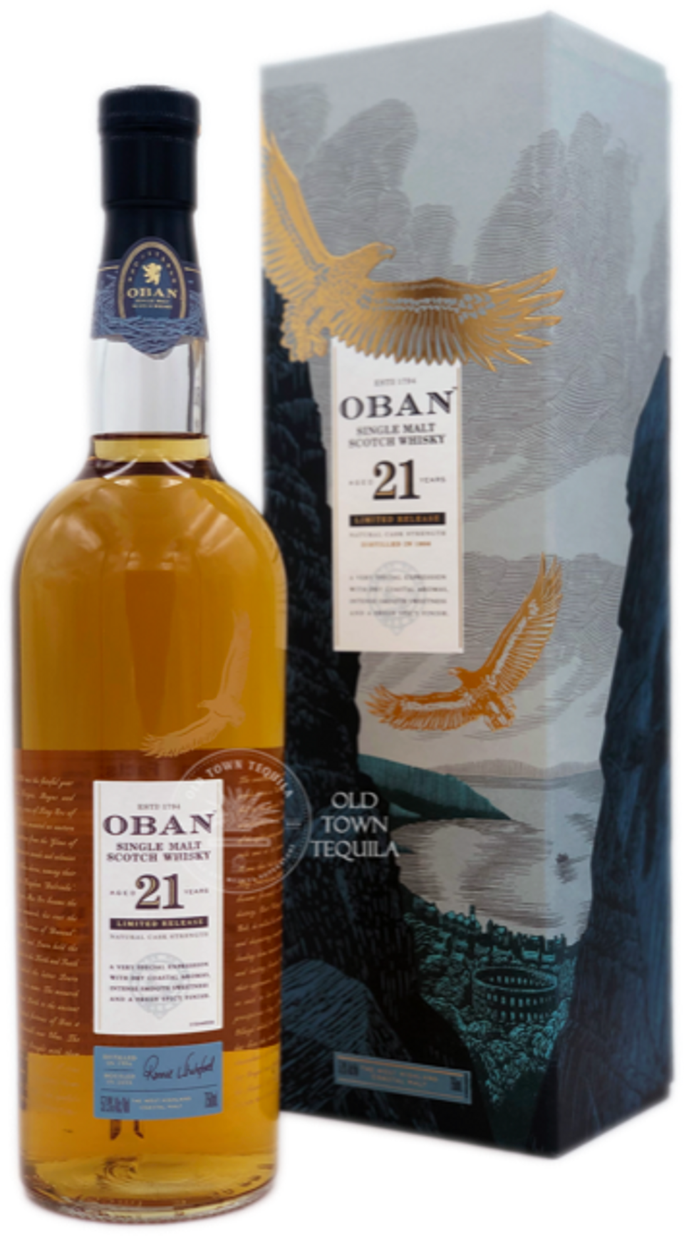 Oban Scotch Malt Whisky 14 Year Old Town Tequila