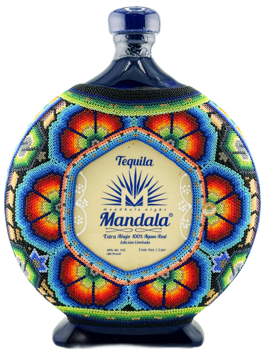Tequila Mandala Extra Anejo Chaquira Art Limited Edition Old Town Tequila