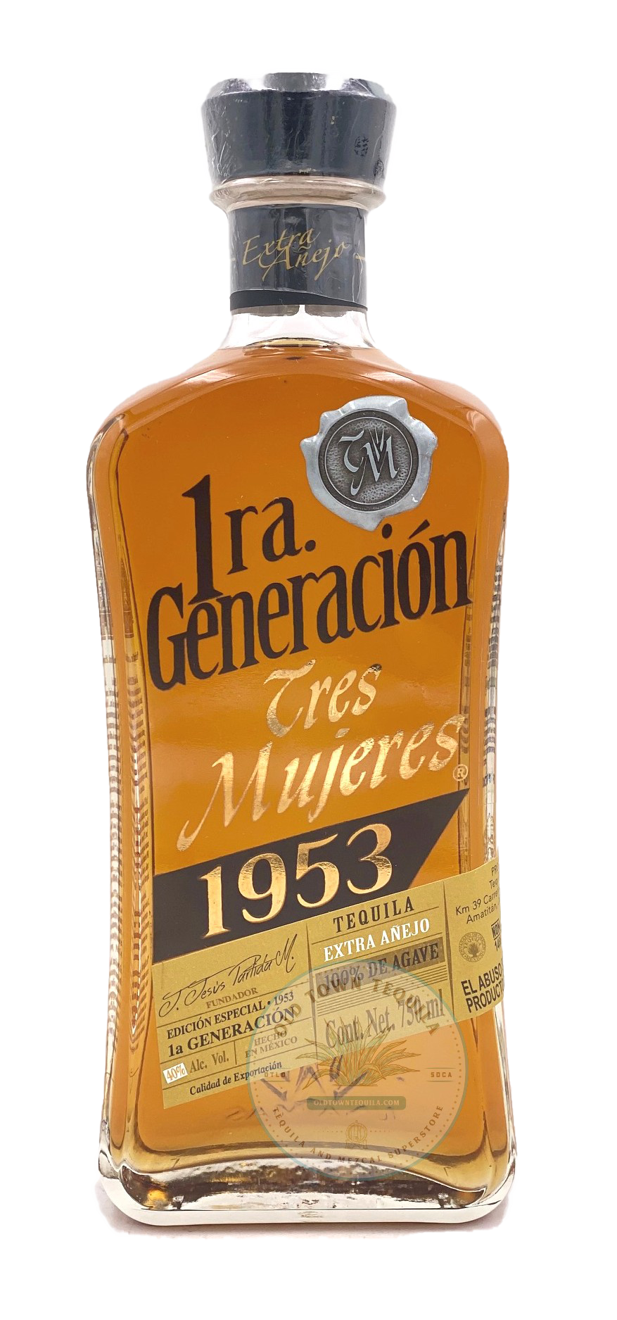 Tres Mujeres Extra Anejo Dark Tequila Old Town Tequila
