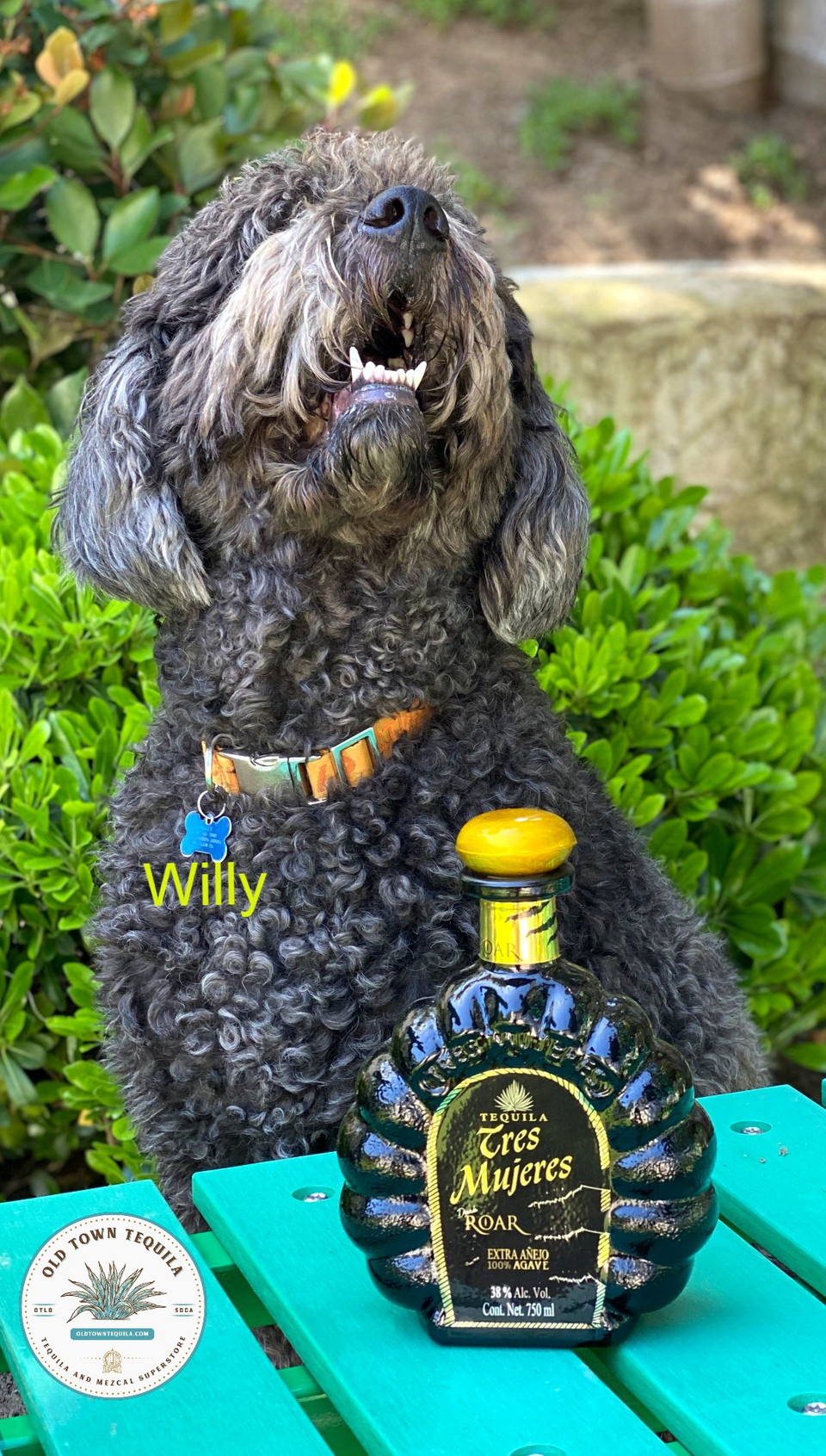 Tequila Tres Mujeres Reposado with/ leopard bag 750ml Old Town Tequila