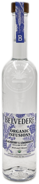 Belvedere Infusions Blackberry and Lemongrass, 70cl