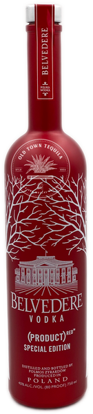 Belvedere Vodka Red Limited Edition by Laolu 1 Liter - Glendale