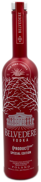 Belvedere Vodka Red Limited Edition by Laolu 1 Liter - Glendale