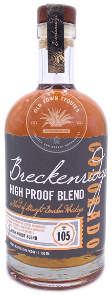 Breckenridge High Proof Blend Straight Bourbon Whiskey 750ml - Old Town  Tequila