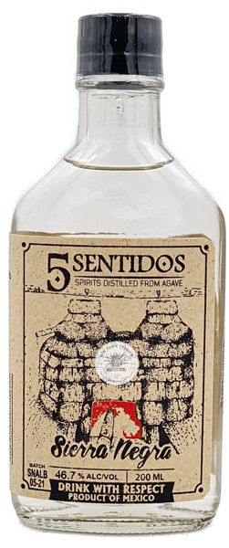 5 Sentidos Sierra Negra Mezcal 200ml - Old Town Tequila