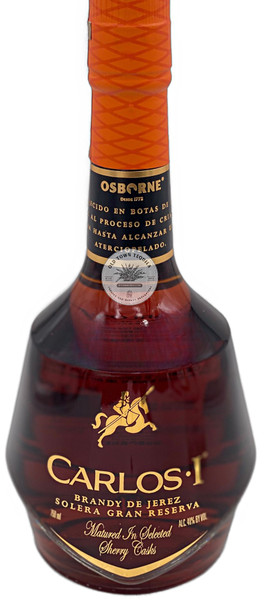 Carlos I Solera Gran Reserva Brandy - Old Town Tequila