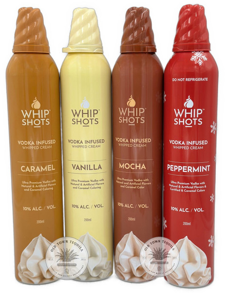 Whip Shots Caramel Vodka Infused Whipped Cream