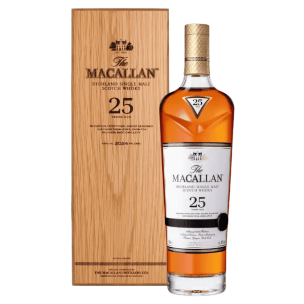 The Macallan 25 2024年　3本セット Macallan Sherry Oak 25 Year Old Scotch Whisky 2024 Release - Old