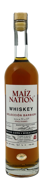 Maiz Nation Whiskey Seleccion Barbieri 700ml - Old Town Tequila