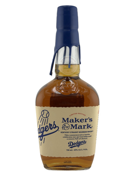 Makers Mark Kentucky Straight Bourbon Whiskey LA Dodgers Edition