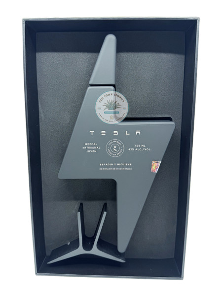 TESLA メスカル 750ml 43% ALK/VOL Tesla Mezcal - 750ML Empty Bottle