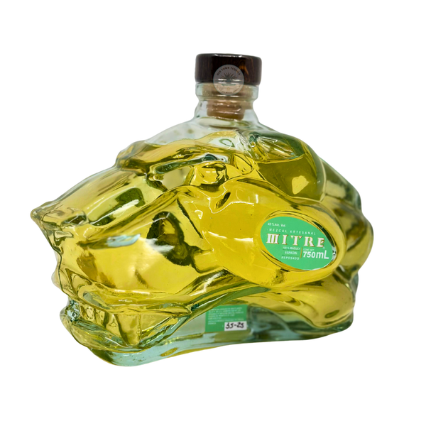 Mitre Jaguar Head Artesenal Reposado Espadin Mezcal - Old Town Tequila