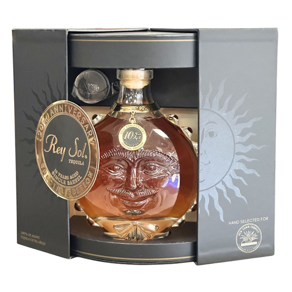 Rey Sol 20th Anniversary 10 Year Extra Añejo Single Barrel Tequila