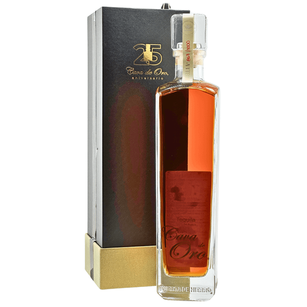 Cava De Oro 25 Year Anniversary Extra Anejo Tequila 700ml - Old