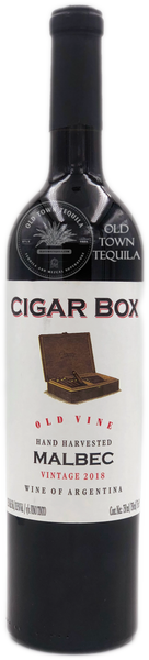 Cigar Box Old Vine Hand Harvested Malbec Vintage 2018 Argentina