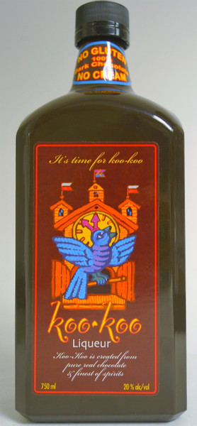 Koo-Koo Liqueur 750 ML Dark Chocolate No Cream No Gluten - Old Town Tequila