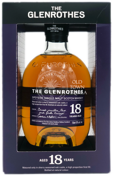 The Glenrothes 18 Year Old Speyside Single Malt Scotch Whisky
