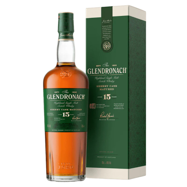Glendronach 15 Year Old Highland Single Malt Scotch Whisky 700ml