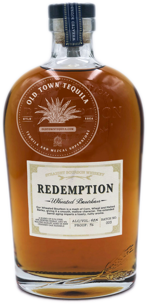 Redemption Pre Prohibition Whiskey Revival Wheated Bourbon 750ml Old Town Tequila