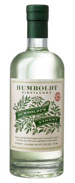 Humboldt's Finest ヘンプウォッカ カンナビア CBD CBN Humboldt's Finest Hemp Vodka 750ml - Old Town Tequila