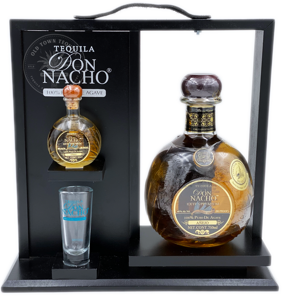 Tequila Don Nacho Añejo Gift Set Old Town Tequila