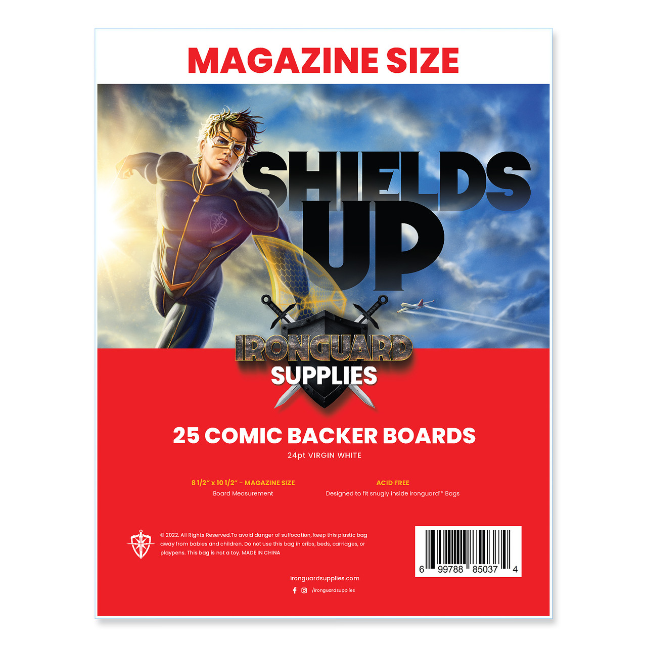 Magazine Size Comic Backer Boards