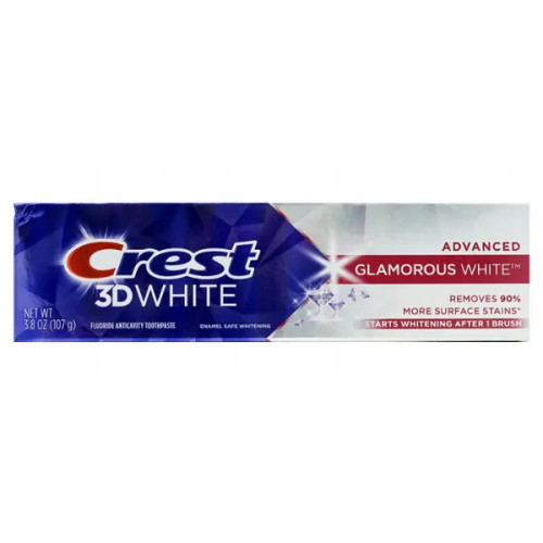Dentifrice Crest 3D White Glamorous White 107g