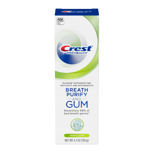 Dentifrice Crest Pro+Health Breath Purify And Gum Deep Clean116g