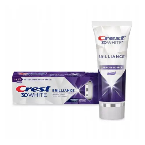 Dentifrice Crest Brillance Luminous Purple 99g White