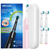Brosse à Dents Électrique Deep Clean Rose + 4 Têtes de Brosse
