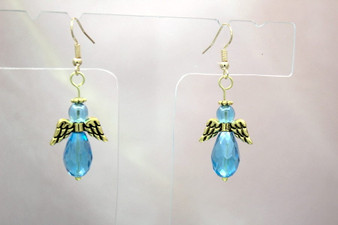 Sky Blue Angel Earrings