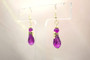 Purple Angel Earrings