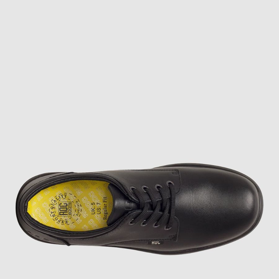Roc Larrikin Black Girls School Shoe