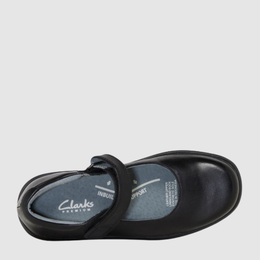 Clarks School Shoes Indulge Black