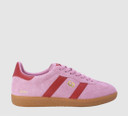 Pink Red Suede