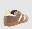 Walnut Brown Ivory Suede