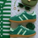 Green Mint Suede