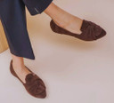 chocolate suede