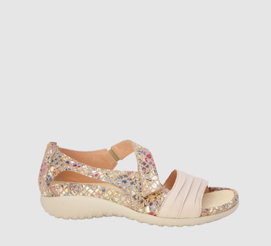 Ivory Golden Floral
