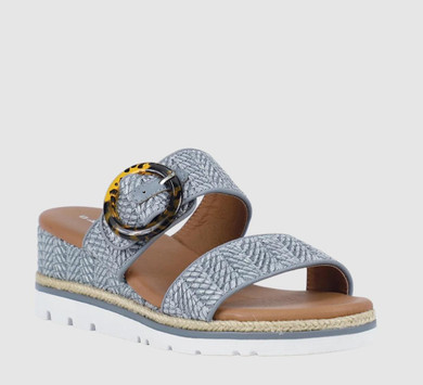 Denim Raffia