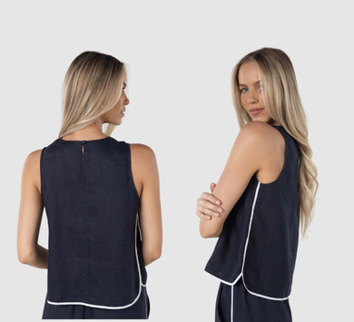 Navy White