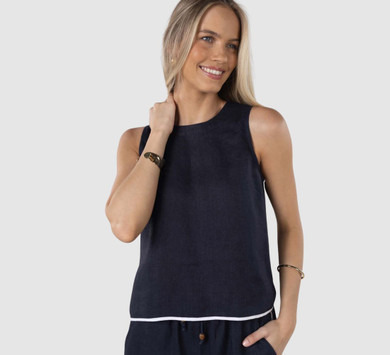 Navy White