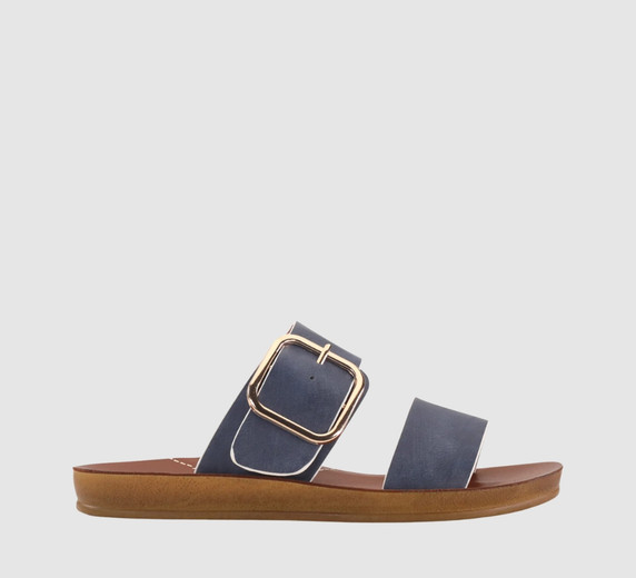Navy White trim