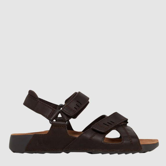 Leather sandals Hugo Boss Black size 42 EU in Leather - 38154630