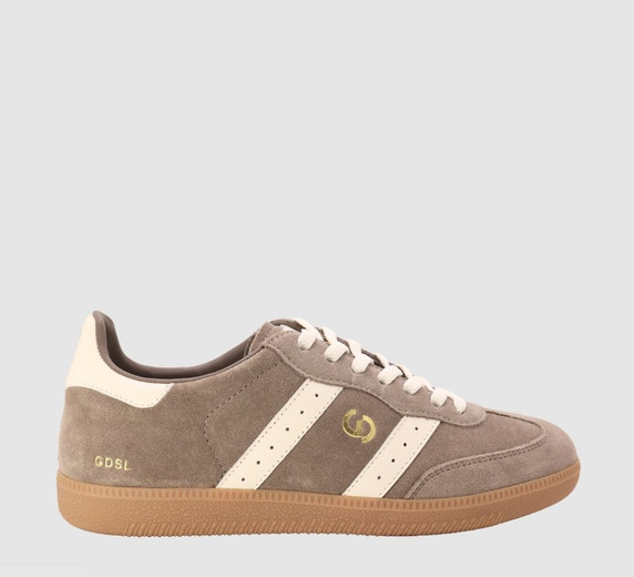Walnut Brown Ivory Suede