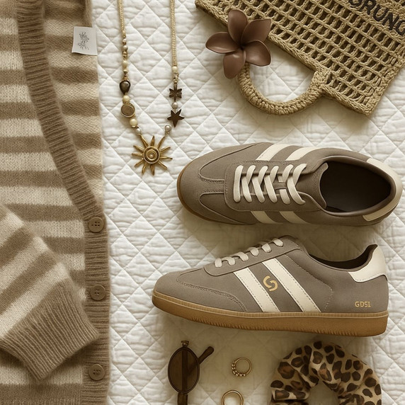 Walnut Brown Ivory Suede